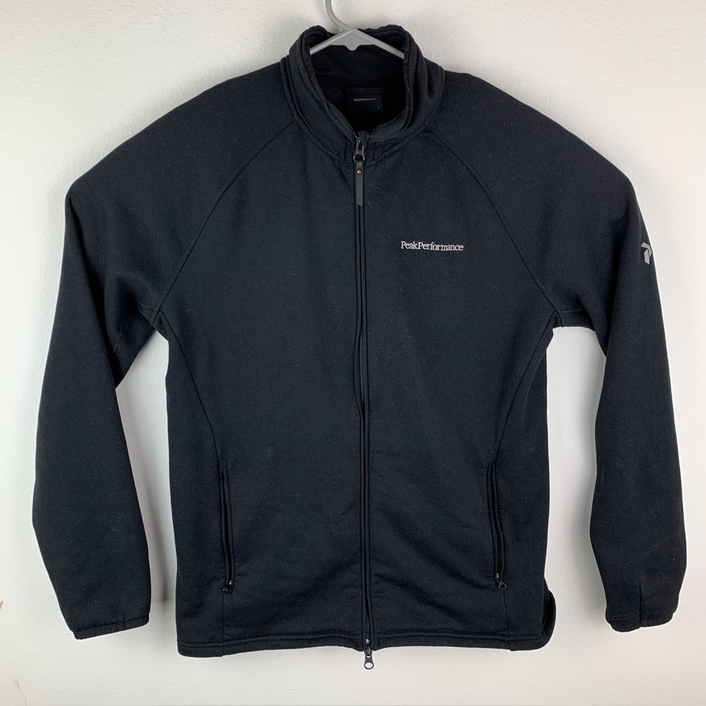 Peak Performance Full Zip Jacket Chill ZJ Black Men’s Large